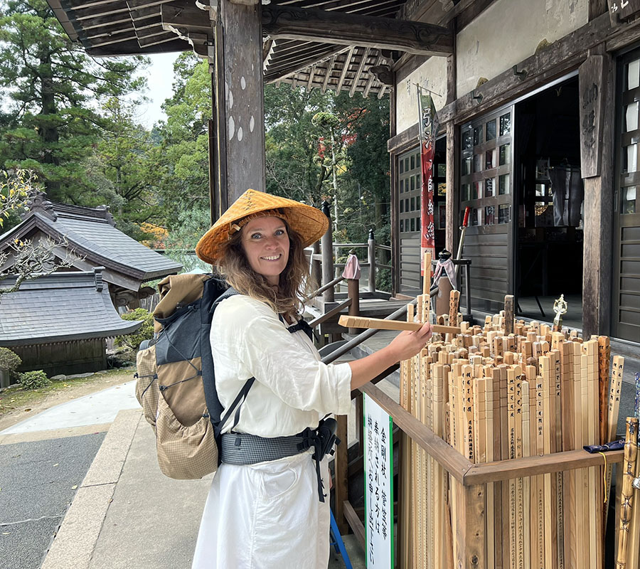 Kongotsue er den traditionelle træstav henroer vandrer med på Shikoku 88