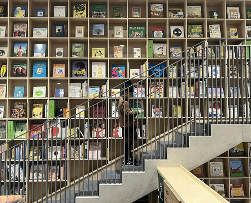 Den berømte pajapsnke arkitekt Tadao Ando står bag Children Book Forest i Osaka og Kobe