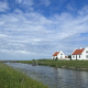 Kanalstien i Løgstør med de fine kanalbetjenthuse